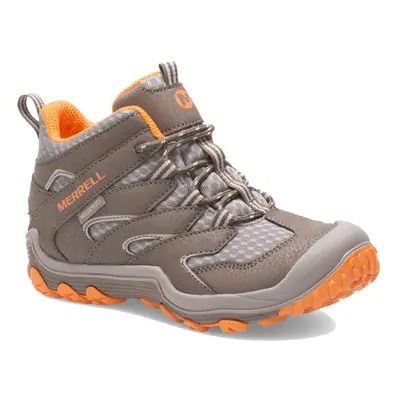 Merrell CHAMELEON ACCESS MID WTRPF Hiking Boot GUNSMOKEORANGE US Unisex little kid