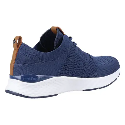 (Blue, (Adults')) Hush Puppies Opal Recycled Polyester (RPET) Knit Women's Navy Trainers