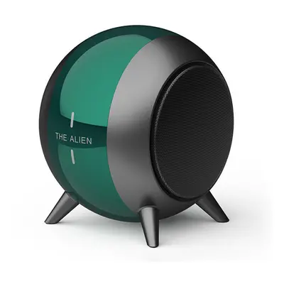 (Green) Mini Portable TWS Wireless Bluetooth 5.0 Speaker FM MP3 Subwoofer Bass Stereo Sound 600m