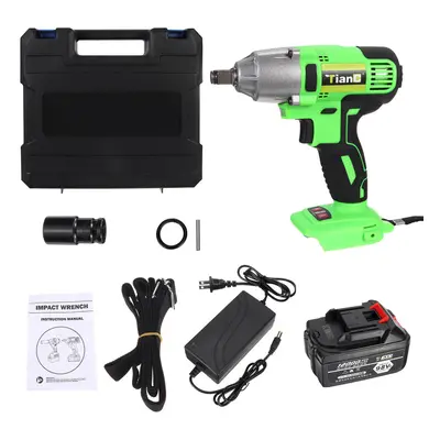 (US Plug) 98VF 12000mAh Electric Cordless Impact Wrench Drill High Torque Power Repair Tools Kit