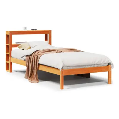 (brown, x cm) vidaXL Bed Frame with Headboard Bed Solid Wood Pine