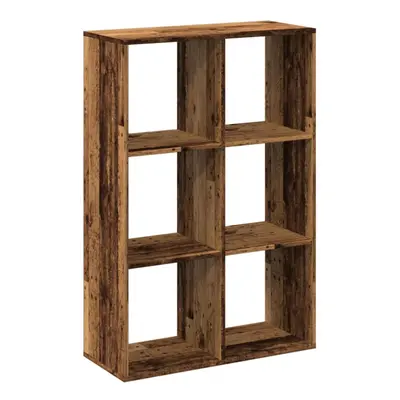 (old wood, 69.5 x x 103.5 cm) vidaXL Room Divider Bookcase Book Rack Bookshelf Engineered Wood