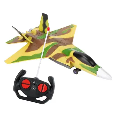 (Green, 4CH) Speed Racing 220mm Wingspan 4CH/2CH RC Gliding War Plane RTF Child Toys