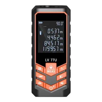 (40M) 40M-120M Recharge Digital Laser Distance Meter Range Finder Measurement Tool Laser Rangefi