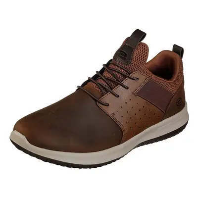 Skechers Men's DELSON-Axton Sneaker Dark Brown