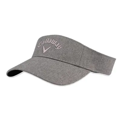 Callaway womens Liquid Metal Visor Heather Gray/Pink One Size US