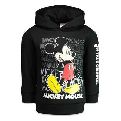 Disney Mickey Mouse Toddler Boys Pullover Hoodie Black 2T