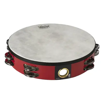 Remo TA-5210-52 Fiberskyn Tambourine - Quadura Deep Red 10""