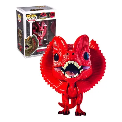 Funko Pop Movies: Jurassic Park - Red Dilophosaurus Collectible Figure