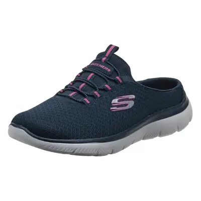 Skechers Women's Summits - Swift Step Sneaker Mule Navy/Hot Pink