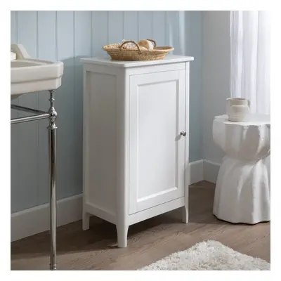 Lillestrom Single Door Bathroom Cabinet in White