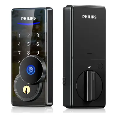 Philips Fingerprint Door Lock Digital Keypad Deadbolt Lock with Keys