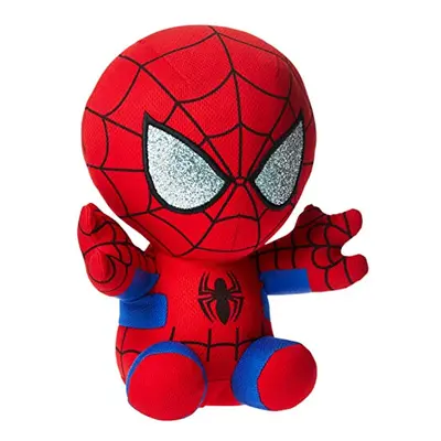 TY Marvel Avengers Spiderman Medium, Licensed Squishy Beanie Baby Soft Plush Toys, Collectible C