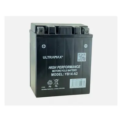 Ultramax Battery YB14-A2 For Honda CB Nighthawk