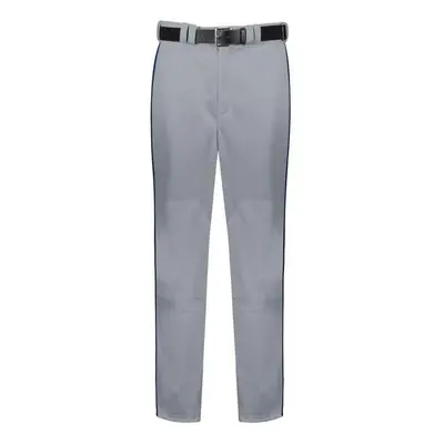 Russell R11LGM.B9N.2XL Adult Piped Diamond Series 2.0 Baseball Pant, Baseball Gray & Navy - 2XL