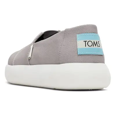 TOMS Shoes Women's Alpargata Mallow Drizzle Grey Canvas 6.5