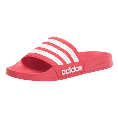 adidas unisex adult Adilette Shower Slide Sandal Vivid Red/White/Vivi