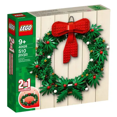 LEGO Iconic Christmas 2-in-1 Wreath with Big Red Bow and Advent