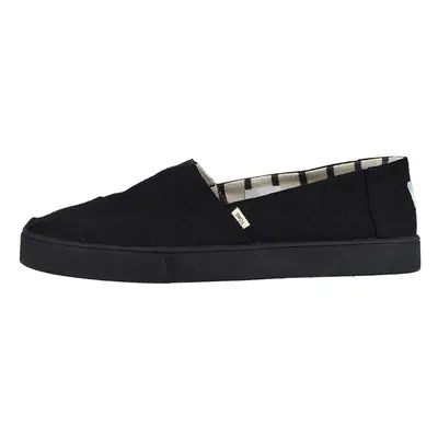 TOMS mens Alpargata Cupsole Loafer Flat Black US