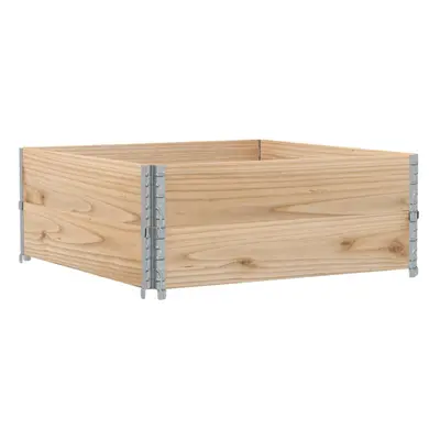 (natural, x cm/ pcs) vidaXL Pallet Collars Garden Raised Bed Vegetable Planter Box Solid Wood Pi