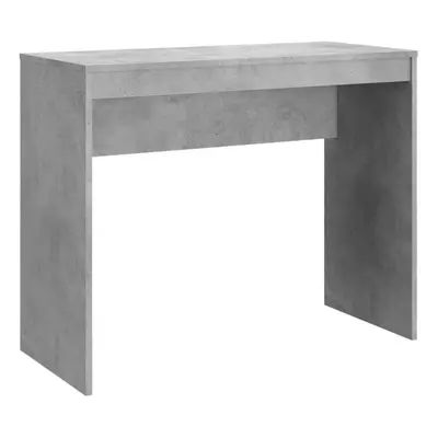 vidaXL Desk Concrete Grey Engineered Wood Computer Workstation Study Desk