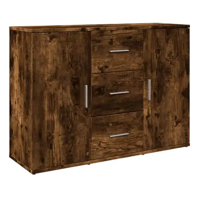 (smoked oak) vidaXL Sideboard Storage Cupboard Cabinet Highboard Engineered Wood