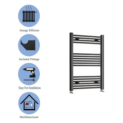 (black, 1000*600mm) Stylish Straight Towel Rail HeatingTowel Radiator