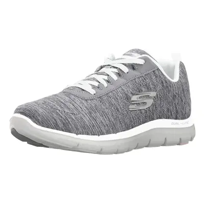 Skechers Women's Flex Appeal 2.0 Gray Sneaker 7.5 W US