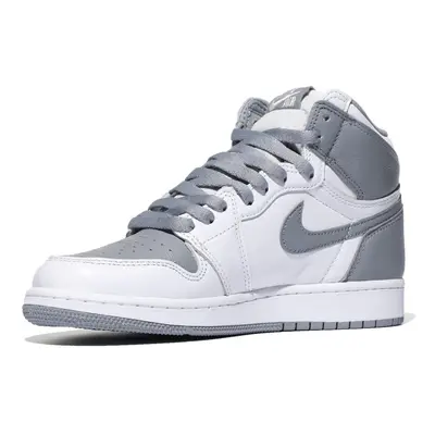 Jordan Boy's Air Jordan Retro High OG (Big Kid) Stealth/White 4.5 Bi