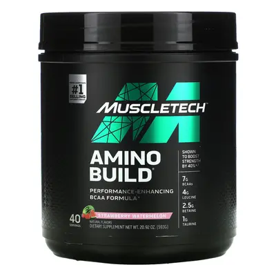 Muscletech, Amino Build, Strawberry Watermelon, 20.92 oz (593 g)