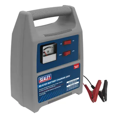 Sealey DSBC8 Battery Charger 8A 6/12V 230V