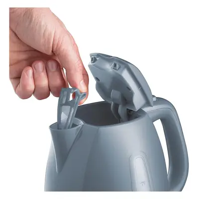 Russell Hobbs Textures Electric 1.7L Cordless Kettle Fast Boil 3KW Grey premium plastic matt & h