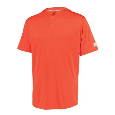 Russell 3R7X2B.BOR.S Youth Performance Two-Button Solid Jersey, Burnt Orange - Small