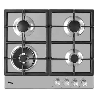 Beko HIAW64225SX 58cm Gas Hob - Stainless Steel