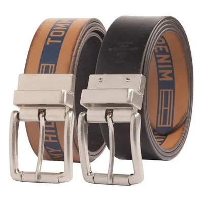 Tommy Hilfiger Mens Reversible Belt TanNavy Small (30-32)