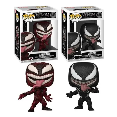 (2Pcs) Funko POP #888 Venom Carnage Vinyl Action Figure Model Toys