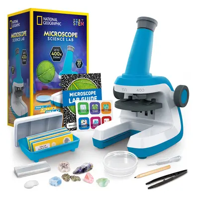 NATIONAL GEOGRAPHIC Microscope for Kids - Science Kit with an Easy-to