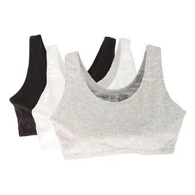 Fruit of the Loom Women's Tank Style Sports Bra - Pack 40 White