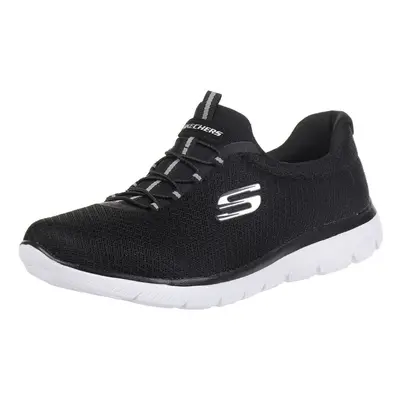 Skechers womens Summits Sneaker Black/White 7.5 Wide US