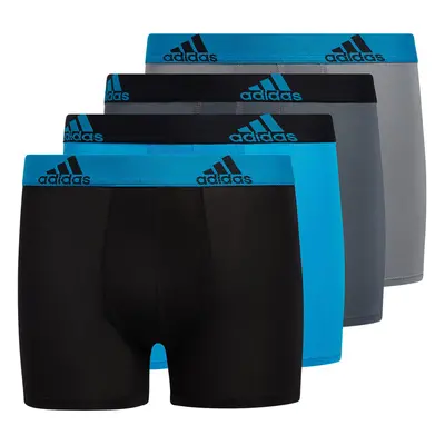 adidas Kids-Boy's Performance Boxer Briefs Underwear (4-Pack) Solar B