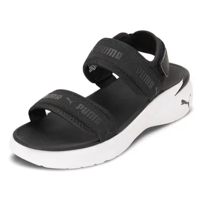 PUMA Sportie Sandal Womens Shoes Size Color: Black/White