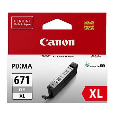 Canon Inkjet Cartridge CLI671XL (Grey)