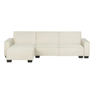 Corner Sofa ROMEDAL Fabric Beige Right Hand