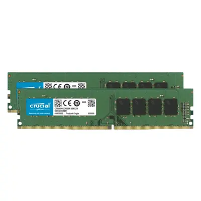 Crucial 16GB Kit (8GBx2) DDR4 MT/s (PC4-21300) SR X8 DIMM 288-Pin