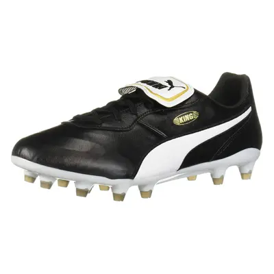 PUMA Men's KING TOP FIRM GROUND Soccer Cleat Puma Black-Puma White