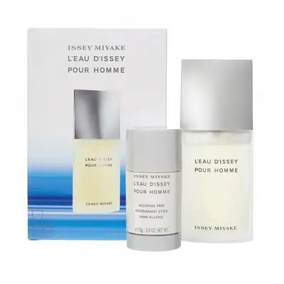 Issey Miyake L'eau D'issey Eau De Toilette Pour Homme 75ml Spray Desodorante Stick Sin Alcohol 7