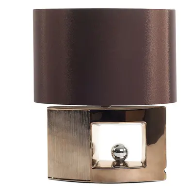 Table Lamp DUERO Porcelain Brown