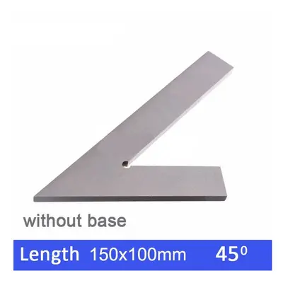 (150*100mm) 100*70mm 120*80mm 150*100 200*130mm Degree Square Ruler Angle Gauge with Wide Base S