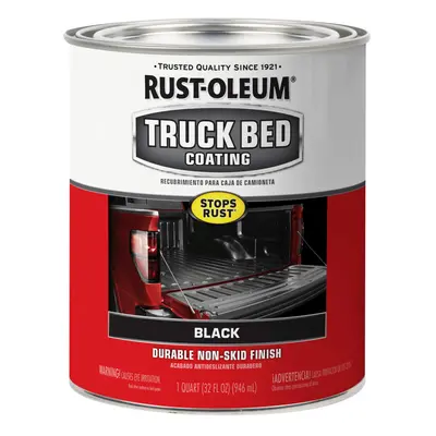 Rust-Oleum Automotive Truck Bed Coating Quart Black Fl Oz