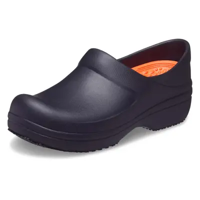 Crocs Women's Neria Pro II Clogs Slip Resistant Work Shoes Black Nu